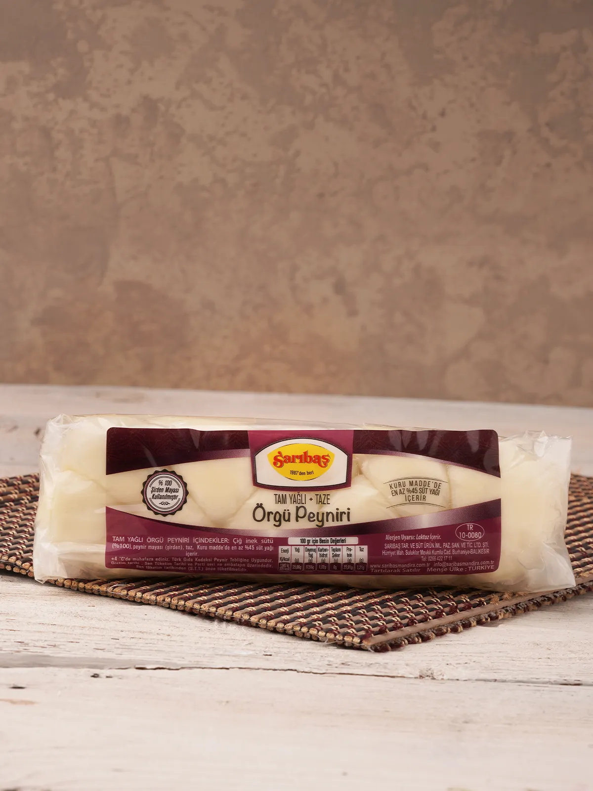 Tam Yağlı Örgü Peyniri 250 GR