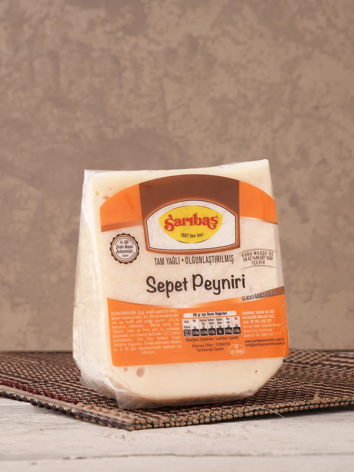 Tam Yağlı Sepet Peyniri 350 GR