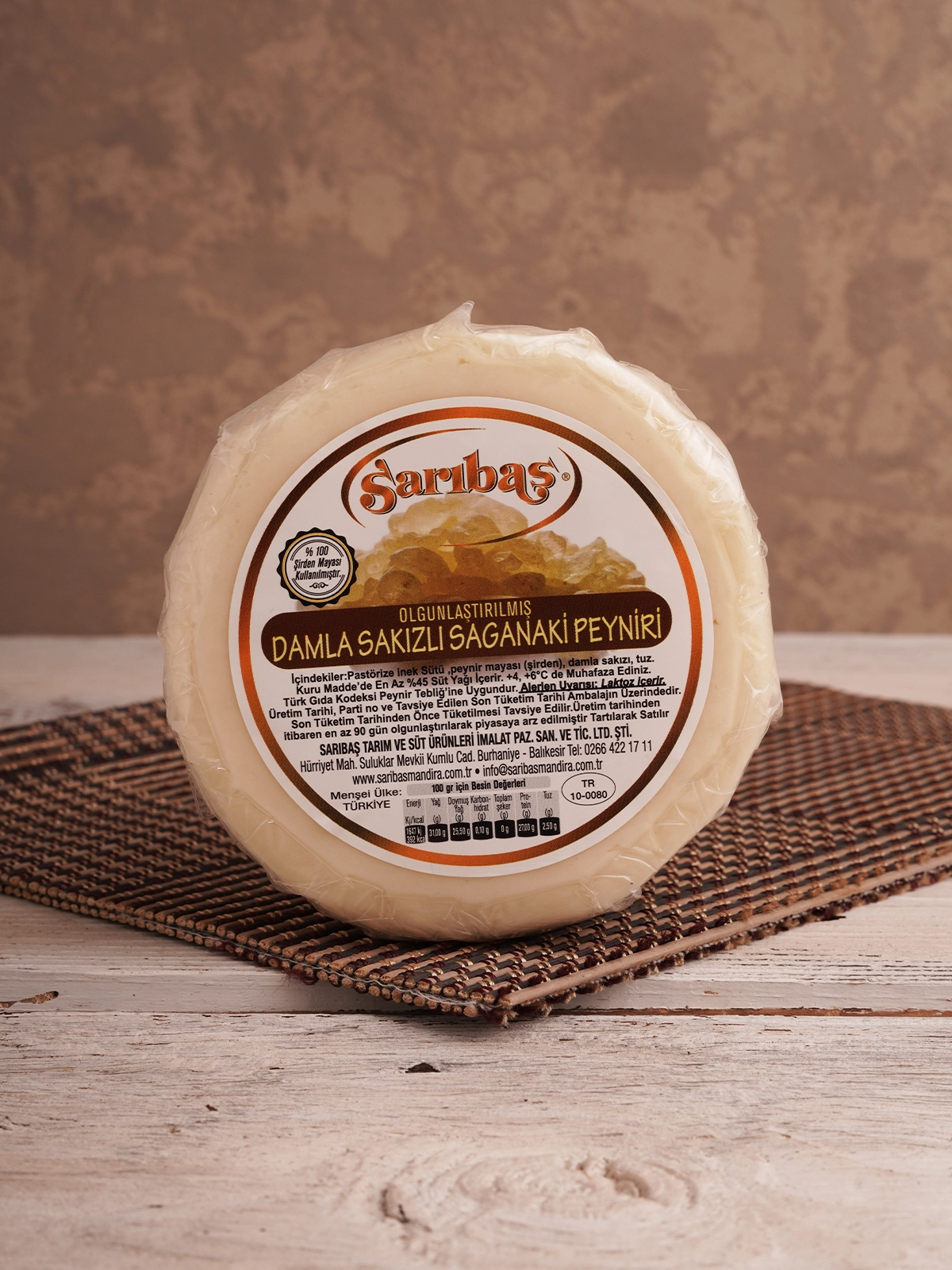 Damla Sakızlı Saganaki Peyniri 600 GR